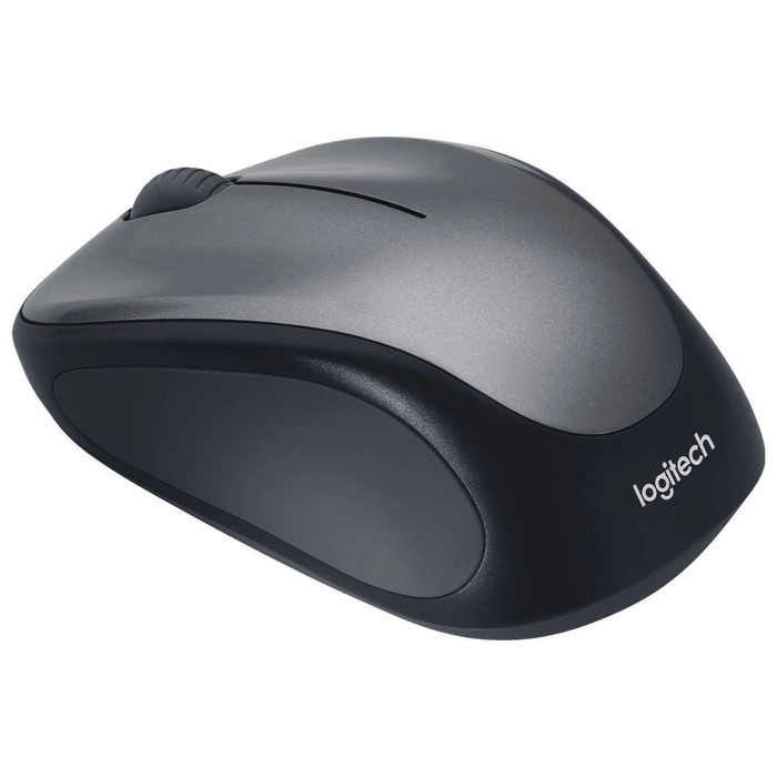 Мышь Logitech M235 серый/черный оптическая (1000dpi) беспроводная USB для ноутбука (2but) - фото 51650841