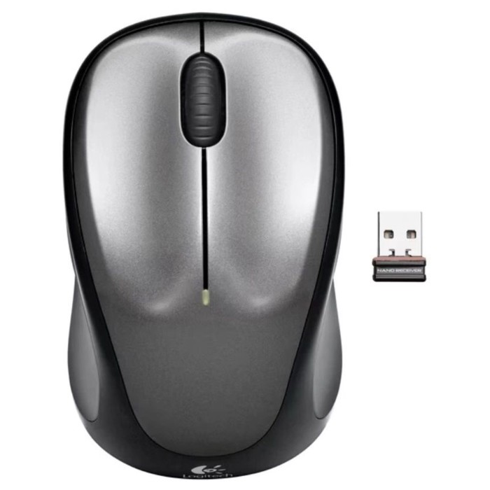 Мышь Logitech M235n серый/черный оптическая (1000dpi) беспроводная USB для ноутбука (3but)   1074868 - фото 51645904