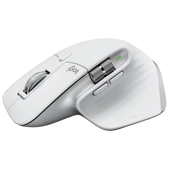 Мышь Logitech MX Master 3S светло-серый оптическая (8000dpi) беспроводная USB (5but) - фото 51645910