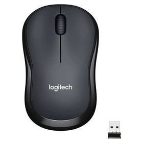 Мышь Logitech Silent M221 черный оптическая (1000dpi) silent беспроводная USB (2but)