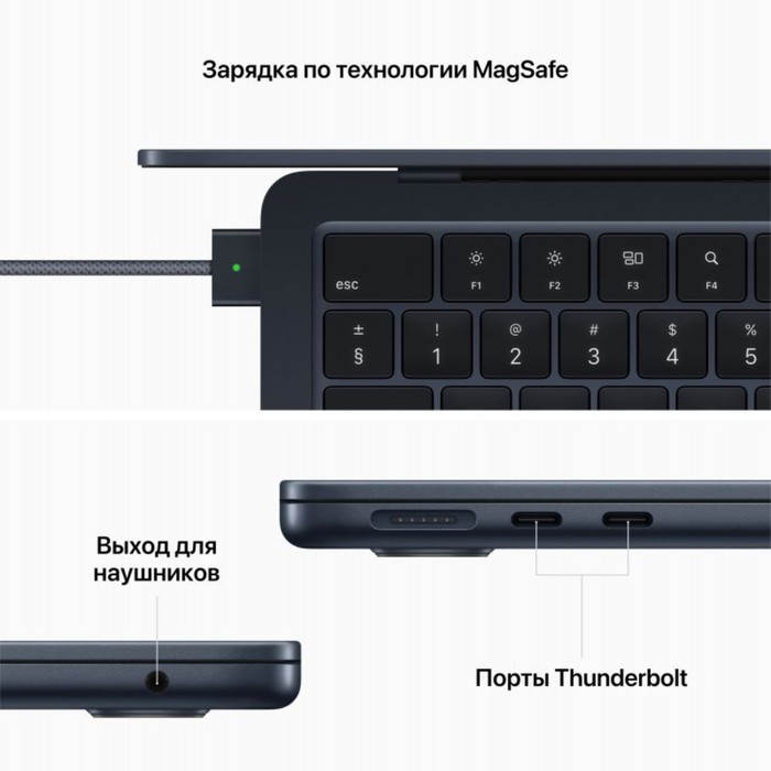 Ноутбук Apple MacBook Air A2681 M2 8 core 8Gb SSD256Gb/8 core GPU 13.6" IPS (2560x1664) Mac   107487 - фото 51645968