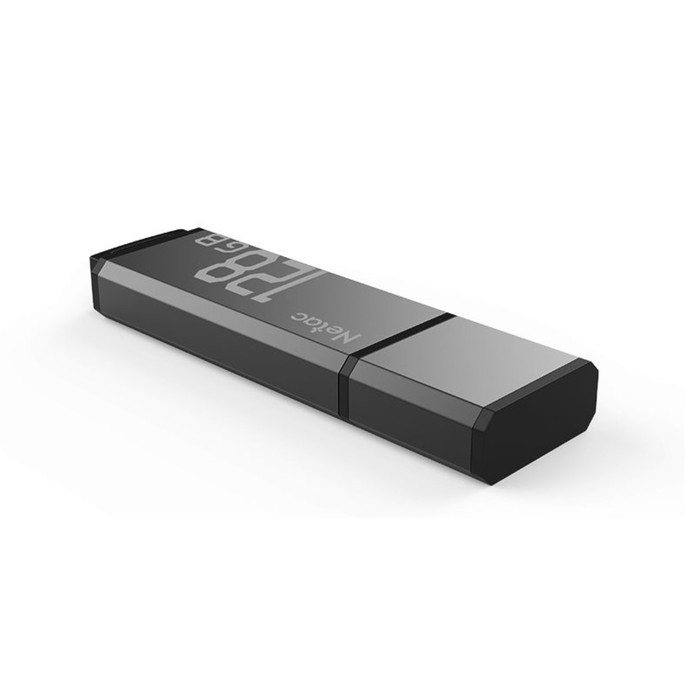 Флешка Netac 128GB U351 NT03U351N-128G-30BK USB3.0 серый - фото 51646380