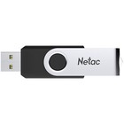 Флешка Netac 128GB U505 NT03U505N-128G-30BK USB3.0 черный/серебристый - Фото 4