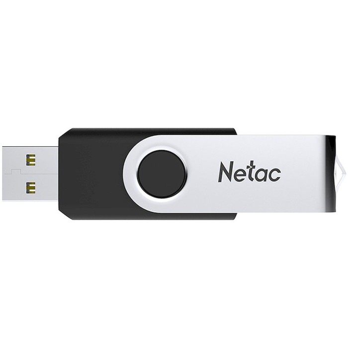 Флешка Netac 128GB U505 NT03U505N-128G-30BK USB3.0 черный/серебристый - фото 51646385