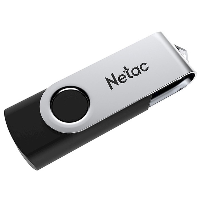 Флешка Netac 128GB U505 NT03U505N-128G-30BK USB3.0 черный/серебристый - фото 51646386