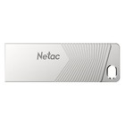 Флешка Netac 128GB UM1 NT03UM1N-128G-32PN USB3.2 серебристый - фото 51646387