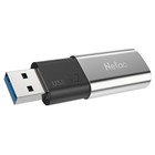 Флешка Netac 256GB US2 NT03US2N-256G-32SL USB3.1 черный/серебристый - Фото 2