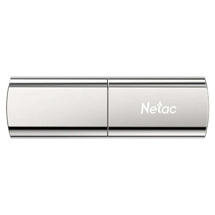 Флешка Netac 256GB US2 NT03US2N-256G-32SL USB3.1 черный/серебристый - фото 51646405