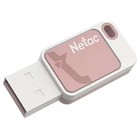 Флешка Netac 32GB UA31 NT03UA31N-032G-20PK USB2.0 розовый - фото 51646417