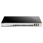 Коммутатор D-Link DXS-1210-16TC 12x10Гбит/с 2xКомбо(10GBase-T/SFP+) настраиваемый - фото 51646436