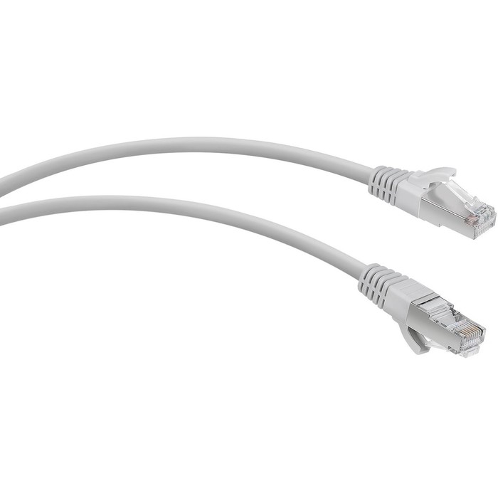 Патч-корд WRline WR-PC-RJ45-FTP-5E-0.3-GY F/UTP общий экран RJ-45 вил.-вилка RJ-45 кат.5E 0   107490