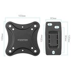 Кронштейн для телевизора Kromax CORBEL-3 черный 10"-32" макс.25кг настенный поворот и накло   107490 - фото 51646487