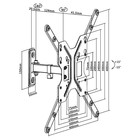 Кронштейн для телевизора Ultramounts UM902 черный 23"-55" макс.30кг настенный поворотно-выд 107490 - фото 51646493 Кронштейн для телевизора Ultramounts UM902 черный 23"-55" макс.30кг настенный поворотно-выд 107490 - фото 51646493