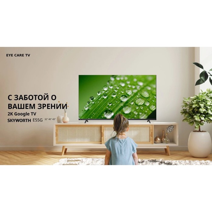 Телевизор LED Skyworth 40" 40E55G Eye Care серебристый FULL HD 60Hz DVB-T DVB-T2 DVB-C DVB-   107490 - фото 51646565