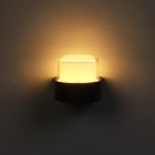 УЦЕНКА Светильник фасадный «Гранд», 5 Вт, 3000К, IP65, 220 В, пластиковый корпус, чёрный, свечение тёплое белое - Фото 3