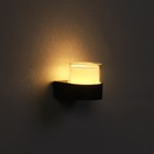 УЦЕНКА Светильник фасадный «Гранд», 5 Вт, 3000К, IP65, 220 В, пластиковый корпус, чёрный, свечение тёплое белое - Фото 4