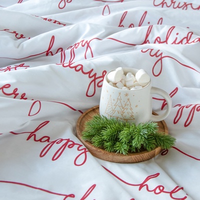 Постельное бельё дуэт «Этель» Christmas letter, бязь