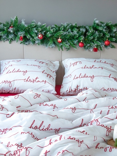 Постельное бельё дуэт «Этель» Christmas letter, бязь