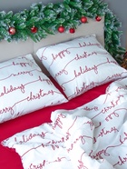 Постельное бельё "Этель" Дуэт Christmas letter 143х215 см - 2 шт, 220х240 см, 70х70 см - 2 шт, бязь - фото 26836988 Постельное бельё "Этель" Дуэт Christmas letter 143х215 см - 2 шт, 220х240 см, 70х70 см - 2 шт, бязь - фото 26836988