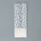 Пакет подарочный новогодний с жёстким дном, прозрачный с ёлками, 6×8×23 см - Фото 3