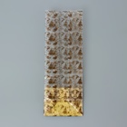 Пакет подарочный новогодний с жёстким дном, прозрачный, 6×8×23 см - Фото 3