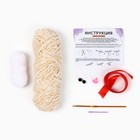 Набор для вязания крючком. Амигуруми: мягкая игрушка своими руками «Мишка Тимофей», 18 см - Фото 3