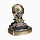 Зажигалка настольная с пепельницей, газовая «Череп» - Фото 3