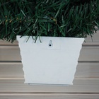 Искусственная ёлка настенная «Зимнее волшебство. Ветка ажурная», 40×24 см, ПВХ ветки отгибаются - Фото 4