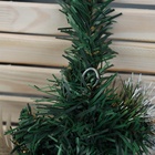 Искусственная ёлка настенная «Зимнее волшебство. Ветка ажурная», 40×24 см, ПВХ ветки отгибаются - Фото 5