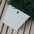 Искусственная ёлка настенная «Зимнее волшебство. Ветка ажурная», 50×27 см, ПВХ ветки отгибаются - Фото 4