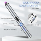 Зажигалка электронная, дуговая, с индикатором заряда, USB 10538053 - фото 25058943