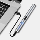 Зажигалка электронная, дуговая, с индикатором заряда, USB - фото 27436800