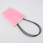 Сумка для цветов розовая влагостойкая, 17x17-11.5x11.5-20 см 3 (10 шт) - фото 809047026