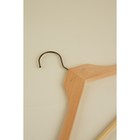 Плечики - вешалки для одежды SL Home, 4 шт., дерево лотос, 44×24.5 см - Фото 4