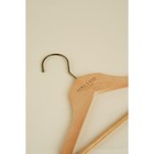 Плечики - вешалки для одежды SL Home, 5 шт., детские, дерево лотос, 33×21 см - Фото 4