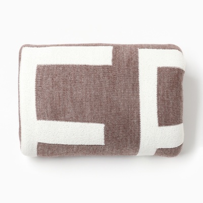 Шарф женский двусторонний MIST, коричневый, размер 47×226 см