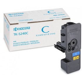 Тонер-картридж TK-5240C 3 000 стр. Cyan для P5026cdn/cdw, M5526cdn/cdw