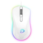 Мышь игровая проводная Dareu EM908 White (белый), DPI 600-10000, подсветка RGB, USB кабель   1075578 - фото 51646827