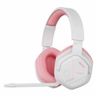 Гарнитура игровая беспроводная EH755 White-Pink (белый/розовый), подключение 2.4GHz+Bluetoo   107557 - фото 51646841