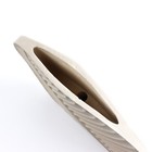 Ваза для цветов декоративная "Лист", белая, 19,5 х 20,7 х 3 см - фото 25540191