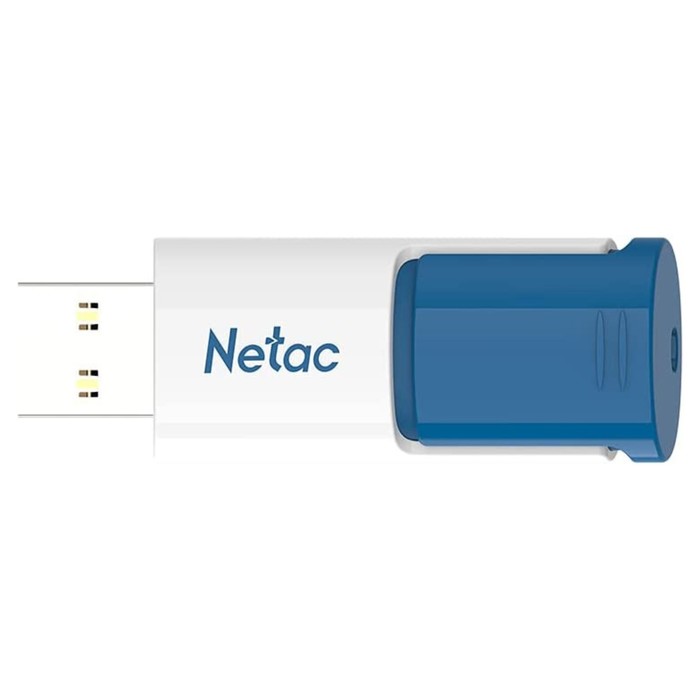 Флешка Netac 128GB U182 NT03U182N-128G-30BL USB3.0 синий/белый - Фото 1