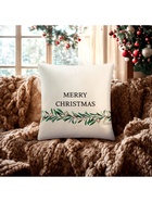 Наволочка декоративная новогодняя «Этель. Merry Christmas» 40×40(±4) см, 100% хлопок - Фото 2