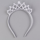 Карнавальный костюм «Снежинка»: ободок, платье голубое, рост 98-104 см - Фото 8