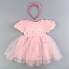 Карнавальный костюм «Стильная принцесса»: ободок, платье розовое, рост 98-104 см - Фото 2