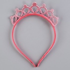 Карнавальный костюм «Стильная принцесса»: ободок, платье розовое, рост 98-104 см - Фото 6