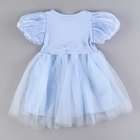 Карнавальный костюм «Стильная принцесса»: ободок, платье голубое с лебедями, рост 98-104 см - Фото 5