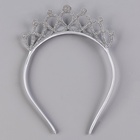 Карнавальный костюм «Стильная принцесса»: ободок, платье голубое с лебедями, рост 104-110 см - Фото 6