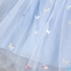 Карнавальный костюм «Снежинка»: ободок, платье голубое, рост 104 см - Фото 4