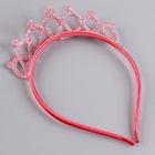 Карнавальный набор «Стильная принцесса»: ободок, платье розовое, рост 104 см - Фото 7