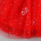 Карнавальный костюм «Новогодняя принцесса», рост 110 см, ободок, платье с короной, красный - Фото 4